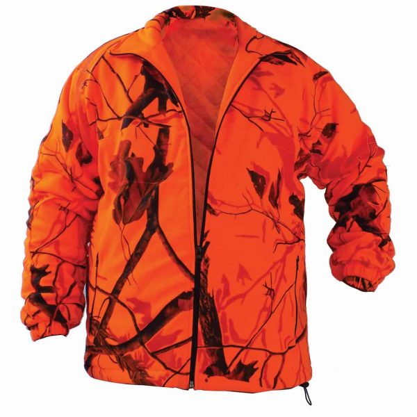 ΖΑΚΕΤΑ FLEECE CAMO ORANGE ΜΕ ΕΠΕΝΔΥΣΗ     /κωδ. AETOS-25/