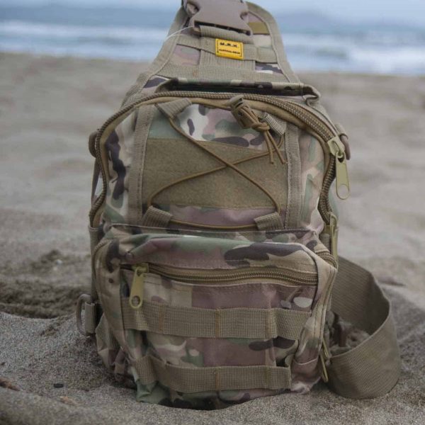 ΤΣΑΝΤΑΚΙ TACTICAL ΣΤΗΘΟΥΣ ΜΕ ΠΟΛΛΕΣ ΘΗΚΕΣ - MULTICAM ΕΡΗΜΟΥ      /κωδ. IRK-111/