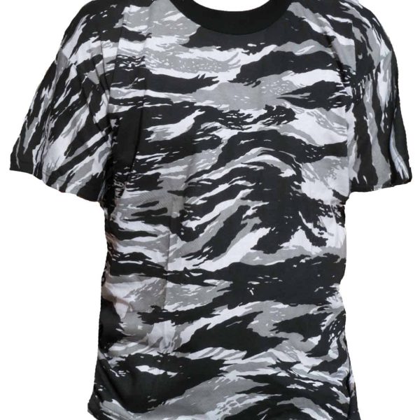 T-SHIRT 100% BAMB. KONTO MANIKI - ΑΣΠΡΟΜΑΥΡΟ    /κωδ. IRK-65/