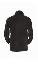 ΜΠΛΟΥΖΑ POLAR FLEECE 350gr ΜΑΥΡΗ ANTI-BOULOCHE ΜΕ ΦΕΡΜΟΥΑΡ   / κωδ  IRK-177 / - Image 2