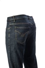 Τζιν Παντελόνι κλασσικό ελαστικό blue-black / κωδ.  ΙΑΣΩΝ-8 - Image 2