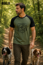 ΜΠΛΟΥΖΑΚΙ t shirt ΔΙΧΡΩΜΟ ΧΑΚΙ ΜΑΥΡΟ / ΜΠΕΚΑΤΣΑ κωδ. irk 166