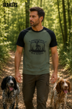 ΜΠΛΟΥΖΑΚΙ t shirt ΔΙΧΡΩΜΟ ΧΑΚΙ ΜΑΥΡΟ / ΜΠΕΚΑΤΣΑ κωδ. irk 166
