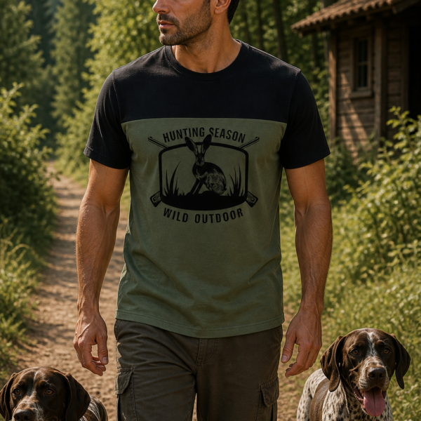 ΜΠΛΟΥΖΑΚΙ t shirt ΔΙΧΡΩΜΟ ΧΑΚΙ ΠΟΡΤΟΚΑΛΙ /ΑΓΡΙΟΓΟΥΡΟΥΝΟ κωδ. irk 124