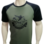 ΜΠΛΟΥΖΑΚΙ t shirt ΔΙΧΡΩΜΟ ΧΑΚΙ ΜΑΥΡΟ /ΠΑΠΙΑ κωδ. irk 125