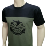 ΜΠΛΟΥΖΑΚΙ t shirt ΔΙΧΡΩΜΟ ΧΑΚΙ ΜΑΥΡΟ / ΠΑΠΙΑ κωδ. irk 66