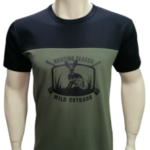 ΜΠΛΟΥΖΑΚΙ t shirt ΔΙΧΡΩΜΟ ΧΑΚΙ ΜΑΥΡΟ / ΛΑΓΟΣ κωδ. irk 43
