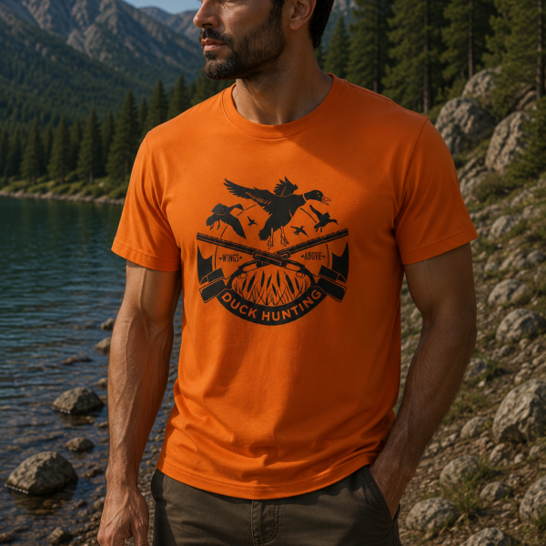 Μπλουζάκι t shirt Πορτοκαλί “Πάπια” | irk 246