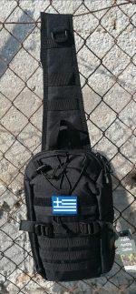 Τσαντάκι στήθους Tactical 7 lt μαυρο   κωδ. IRK-273