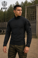 Μπλουζα Επιχειρησιακή dry tech combat shirt Μαυρη / κωδ. irk 287 (slim γραμμη)