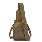 Τσάντακι στήθους cross body αδιάβροχο Army Tactical χακι . /κωδ. IRK-345 - Image 2