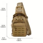 Τσάντακι στήθους cross body αδιάβροχο Army Tactical  μαυρο  κωδ. IRK-344 - Image 7