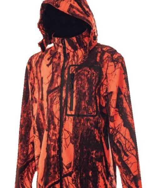 Μπουφάν Αδιάβροχο toxotis active wear softshell Πορτοκαλί. / κωδ. t0x 1007c