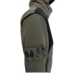ΤΖΑΚΕΤ SOFT SHELL DISPAN ΑΔΙΑΒΡΟΧΟ ΧΑΚΙ - ΜΑΥΡΟ  κωδ. DISP-520khaki - Image 2