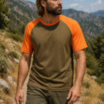 ΜΠΛΟΥΖΑΚΙ reglan t shirt ΔΙΧΡΩΜΟ ΧΑΚΙ ΠΟΡΤΟΚΑΛΙ / κωδ. irk 56