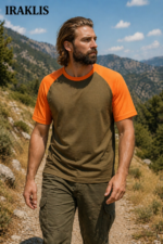 ΜΠΛΟΥΖΑΚΙ reglan t shirt ΔΙΧΡΩΜΟ ΧΑΚΙ ΠΟΡΤΟΚΑΛΙ / κωδ. irk 56