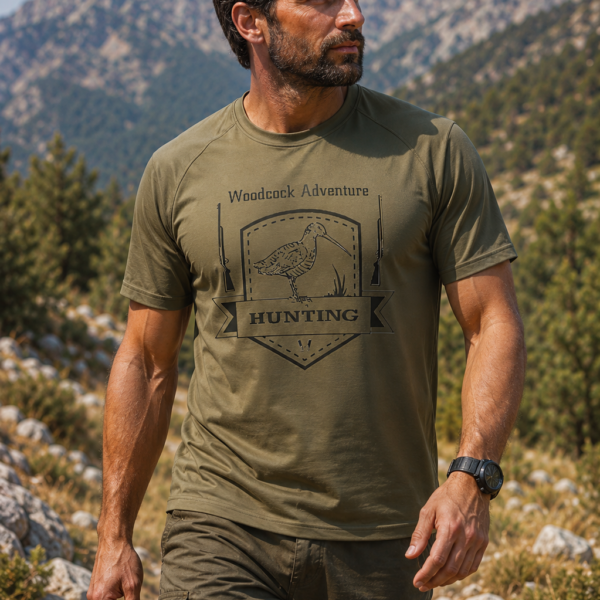 Μπλουζάκι dry tech χακί μπεκάτσα / κωδ irk 114