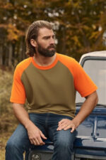 ΜΠΛΟΥΖΑΚΙ reglan t shirt ΔΙΧΡΩΜΟ ΧΑΚΙ ΠΟΡΤΟΚΑΛΙ / κωδ. irk 56