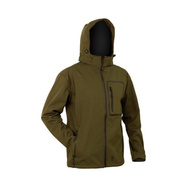 Μπουφάν Αδιάβροχο Toxotis Active Wear Softshell Χακί / κωδ. T0X-1007