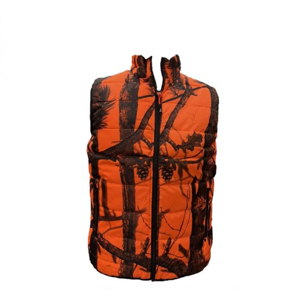 Γιλεκο διπλης οψης Percussion orange camo - green snake   /  κωδ.  PERC-13