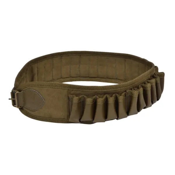 Φυσιγγιοθήκη 25 Θέσεων δερμα με cordura PERCUSSION Χακί /κωδ.  PERC-16