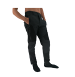 Αδιάβροχο ελαστικό παντελόνι Softshell γκρί-μαυρο  με επένδυση fleece / κωδ. ZQ81 - Image 2