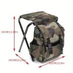Ανθεκτικό Σακίδιό Με Πτυσσόμενη Καρέκλα Oxford Camo  κωδ. IRK-389 - Image 3