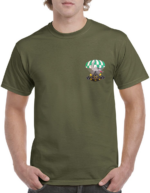 T-shirt Ελλήνικου στρατού χακί (Ο.Υ.Κ Τ7650)  κωδ. IRK-371 - Image 2