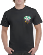 T-shirt Ελληνικού στρατού μαύρο (Ο.Υ.Κ Τ7650)  κωδ. IRK-372 - Image 2