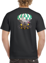 T-shirt Ελληνικού στρατού μαύρο (Ο.Υ.Κ Τ7650)  κωδ. IRK-372