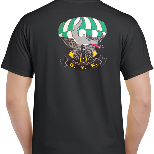 T-shirt Ελληνικού στρατού μαύρο (Ο.Υ.Κ Τ7650)  κωδ. IRK-372