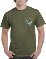 T-shirt Ελλήνικου στρατού Χακί (Δυνάμεις Πεζοναυτών τυπωμένο Τ7653)  κωδ. IRK-377 - Image 2
