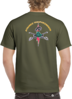 T-shirt Ελλήνικου στρατού Χακί  (Δυνάμεις Τεθωρακισμένων Τ7651) τυπωμένο. κωδ. IRK-383
