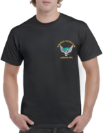 T-shirt Ελλήνικου στρατού Μαύρο (Δυνάμεις Πεζοναυτών τυπωμένο Τ7653)  κωδ. IRK-378 - Image 2