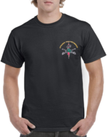 T-shirt Ελλήνικου στρατού Μαύρο   (Δυνάμεις Τεθωρακισμένων Τ7651) τυπωμένο. κωδ. IRK-384 - Image 2