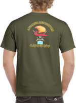 T-shirt Ελλήνικου στρατού Χακί (Δυνάμεις Πεζοναυτών Τ7652) τυπωμένο. κωδ. IRK-380