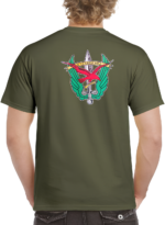 T-shirt Ελλήνικου στρατού Χακί (Ο Τολμών Νικά τυπωμένο Τ7655)  κωδ. IRK-374