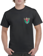 T-shirt Ελλήνικου στρατού Μαύρο (Ο Τολμών Νικά τυπωμένο Τ7655)  κωδ. IRK-375 - Image 2
