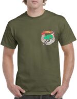 T-shirt Ελλήνικου στρατού χακί (Δυνάμεις Καταδρομών Τ7654)  κωδ. IRK-368 - Image 2