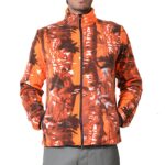 Ζακέτα fleece camo-orange IERAX κωδ. ES-5911-970