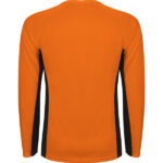 IRAKLIS Μπλουζάκι Dry-Tech Λαγός – Reglan Πορτοκαλί/Μαύρο  IRK-280 - Image 3