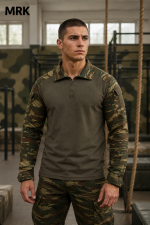 Μπλουζα Επιχειρησιακή combat shirt Ελληνικής παραλλαγης κωδ. mrk 68 (slim γραμμη)