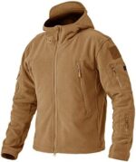Ζακέτα Coyote/Μπέζ Tactical Polar Fleece Mε Κουκούλα  κωδ. ESDY-1