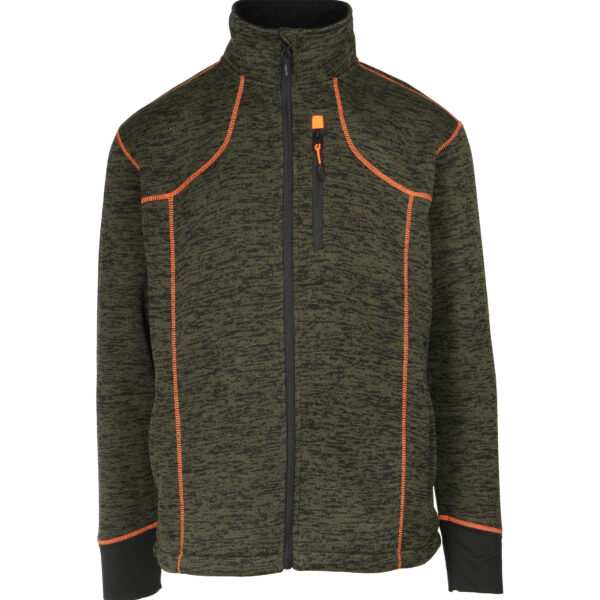 Ζακέτα knitted fleece 300gr της toxotis active wear tox 056