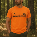 toxotis t shirt Κοντομάνικη Μπλούζα κυνηγιού πορτοκαλί active wear κωδ. tox 050