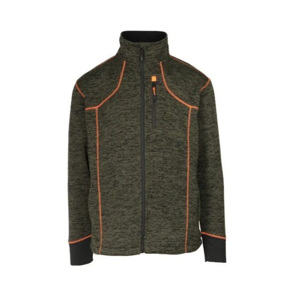 Ζακέτα Ζακέτα knitted fleece 300gr (πορτοκαλί γαζιά) της toxotis active wear tox 056