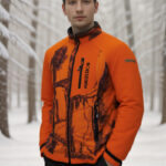 Τζακετ pecussion orange camo new 15195