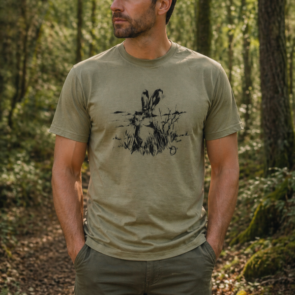 toxotis t shirt Κοντομάνικη Μπλούζα Λαγος active wear tox 05gh